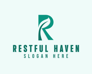 Eco Farm Letter R  logo design