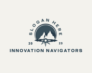 Mountain Compass Travel logo design