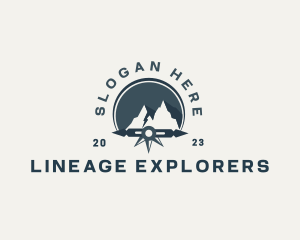 Mountain Compass Travel logo design