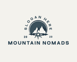 Mountain Compass Travel logo design