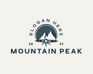 Mountain Compass Travel logo design