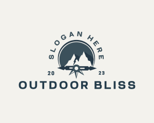 Mountain Compass Travel logo design