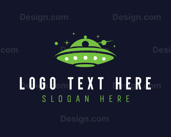 Spaceship UFO Spacecraft Logo