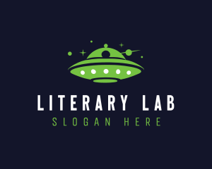Spaceship UFO Spacecraft logo