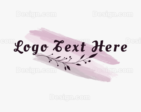 Feminine Watercolor Business Logo