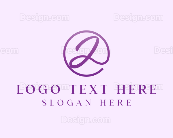 Fashion Cosmetics Letter A Logo