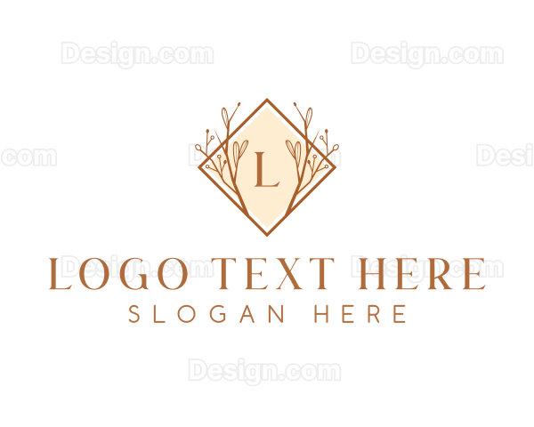 Floral Elegant Ornament Logo