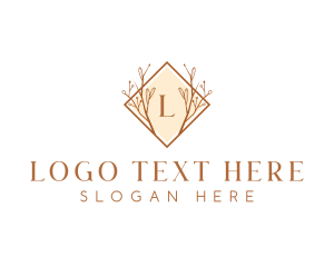 Floral Elegant Ornament logo