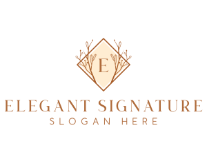 Floral Elegant Ornament logo design