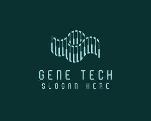 Technology Wave Science logo design