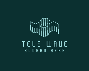 Technology Wave Science logo design