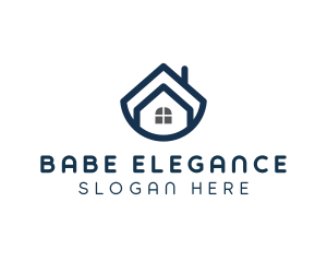 Blue Bowl House logo design