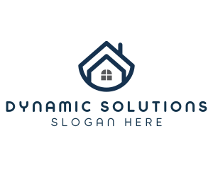 Blue Bowl House logo design