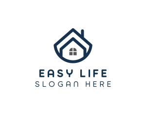 Blue Bowl House logo design