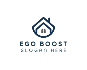 Blue Bowl House logo design