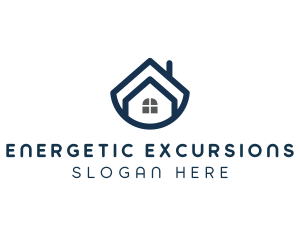 Blue Bowl House logo design