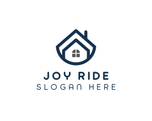 Blue Bowl House logo design