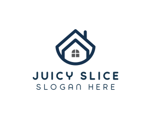 Blue Bowl House logo design