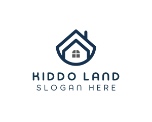 Blue Bowl House logo design