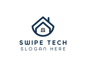 Blue Bowl House logo design