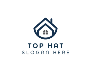 Blue Bowl House logo design