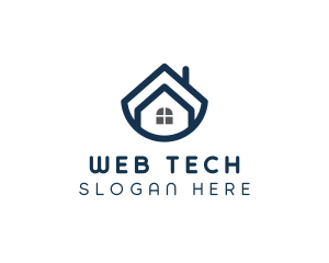 Blue Bowl House logo design