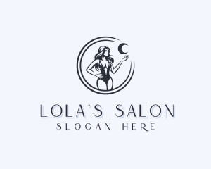 Salon Feminine Woman logo design