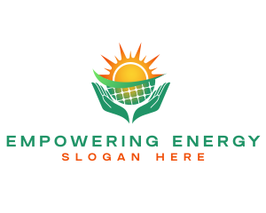 Sustainable Solar Panel logo design