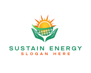 Sustainable Solar Panel logo