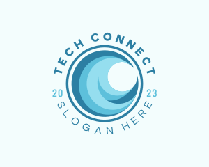 Ocean Sea Wave logo
