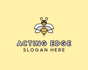 Yellow Honey Bee  logo design