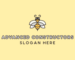 Yellow Honey Bee  logo design