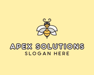 Yellow Honey Bee  logo design