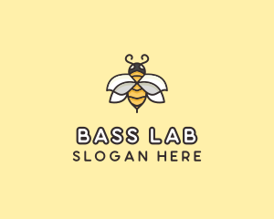 Yellow Honey Bee  logo design