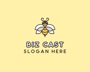 Yellow Honey Bee  logo