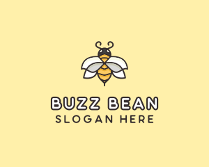 Yellow Honey Bee  logo design