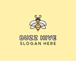 Yellow Honey Bee  logo