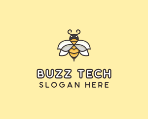 Yellow Honey Bee  logo