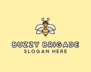 Yellow Honey Bee  logo