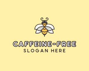 Yellow Honey Bee  logo design