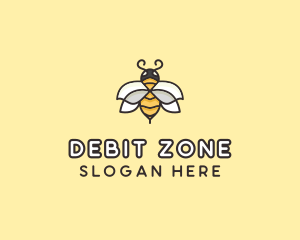 Yellow Honey Bee  logo design