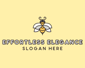 Yellow Honey Bee  logo design