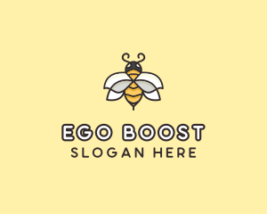 Yellow Honey Bee  logo design