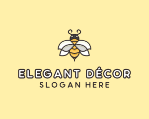 Yellow Honey Bee  logo design