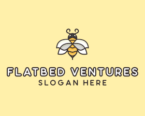 Yellow Honey Bee  logo design