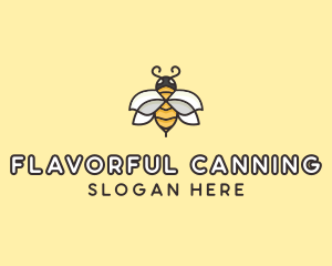 Yellow Honey Bee  logo design