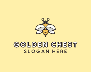 Yellow Honey Bee  logo design