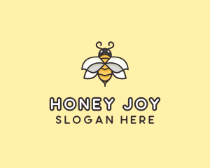 Yellow Honey Bee  logo