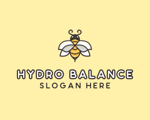 Yellow Honey Bee  logo design