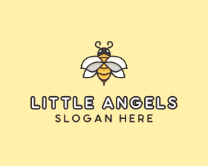 Yellow Honey Bee  logo design